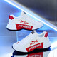Bofloy lässige Schuhe Herrenschuhe neue Style-Solge-Schuhe leichte luxuriöse europäische Station Height-verstärkter Schuhe Männer atmungsaktiv dicker Sportdaddad Schuhe 9902 Weiß und Blau 40 [Sportschuhe Größe]
