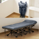 Mobili importierte Qualität Eskorte Einfache tragbare Lagerbett Klappeinklapper -Mittagspause Büro Büro Haus Nickerchen Wildleder Square Tube 190*70 cm Matratze integrierte Kurve