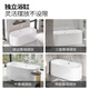
JOMOO Bathtub, small adult apartment bathing bathing pool, bathroom bathing independent acrylic oval art bathtub 1.6m with shower bubble massage tank YC13116