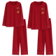 
Cat man gets married, cotton couple dress, pajamas, men and women, pure cotton, spring and autumn, red, round neck, autumn and winter home clothes, red + red 9227, male L (recommended 100-130 Jin [Jin equals 0.5 kg])