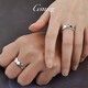 GsunG platinum men's ring PT950 men's and women's large rhombus pattern couple rings platinum glossy ring priced by gram contact before bidding