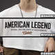 Catman (Miiow) Tendencia de la calle principal nueva camiseta de manga corta para hombres sueltos de algodón de algodón americano de verano de gran tamaño, cuello redondo de algodón de algodón pesado HST1518 White XL