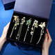 Jianlu Tassel Hairpin Gift Box Set Hairpin Ancient Style High-end Hairpin High-end Hair Accessory Hairpin 520 Gift for Girlfriend Ancient Style Hairpin Five-piece Set Gift Box