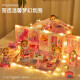 Ozhijia Dream Dress Up Doll Villa Bedroom Handbag Doll Set Gift Box Children's Play House Girl Toy