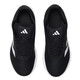 Adidas (adidas) men's shoes 2025 summer new comfortable breathable shock-absorbing casual running shoes ID9849 black and white 41 (255mm)