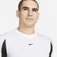 
Nike (NIKE) men's sports T-shirt top moisture-absorbent and sweat-free quick-drying mesh breathable lightweight fashion DV9734 white/black/black/black M