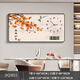Feeling painting, peace and joy perpetual calendar electronic clock restaurant decoration painting living room home watch hanging painting clock calendar mute clock JD141.09 perpetual calendar + watch/black hand 100*50 (suitable for restaurants about 1.5 meters) crystal picture pvc black edge