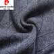 Pierre Cardin Herbst und Winter plus Samt verdickte warme Pulloverweste mit mittleren Alters und älteren Männern.