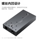 Shengwei fiber terminal box 2-port 4-core single-mode LC full-fitted tail fiber flange desktop optical cable fusion box fiber continuous coupling distribution frame FWBO-144L-S