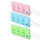 
Philips (PHILIPS) row plug panel multi-hole position line board terminal board USB power converter drag board main control switch socket plug 6-position combination hole total control - 1.8 meters - white Others