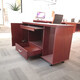 94027 boss desk manager desk supervisor desk side cabinet computer desk 1.2 meters