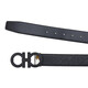 菲拉格慕（Ferragamo）腰带 LOGO印花男士时尚休闲皮带 黑色0749930-S 105