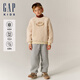 Gapu same style for boys and girls, autumn imitation lambswool fleece sweatshirt top 646064