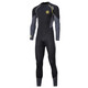 Yobel 1.5MM men's wetsuit split long-sleeved snorkeling trousers suit warm 3MM cold-proof lock warm winter swimming suit for men men's black and gray 1.5MM long-sleeved one-piece L 170-180CM weight 120-140Jin Jin equals 0.5 kg