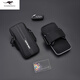 Kuqi Kangaroo KQ running mobile phone arm bag for men and women outdoor fitness wrist strap mobile phone bag light and breathable mobile phone sports arm bag cool black