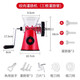 Miling Large Sausage Enema Machine Sausage Machine Manual Hand-cranked Meat Grinder Sausage Filler Homemade Enema Tool Clothes D Upgraded Model - Red Three Enema Tubes