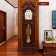 Honghe floor clock living room mechanical Chinese retro floor clock chime mechanical clock German copper core winding 2013 mahogany color Polaris mechanical spring movement