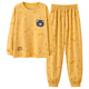 
Langsha (langsha) pajamas for women in spring and autumn pure cotton thin cartoon bear plush winter and summer ladies cute long-sleeved home clothing set J15125 red cartoon bear spring M [recommended 80-100Jin [Jin equals 0.5 kg]]