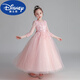 Disney Girls Geburtstag Abendkleid Prinzessin Rock High-End-modische Mädchen Kinder Blumen Kinder Hochzeitskleid Flauschiger Rock Klavier Performance Anzug TW683 Pink 110 cm