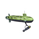 Ferngesteuerte U-Boot-U-Boot + Kamera Kinder-Elektro-ferngesteuerte Boots-U-Boot-Spielzeugfischtankssimulation für Kinder mit einem Sechskanal-Standard-Simulation von Mini Schwarzem Atom-Nuklear-U-Boot kann gestartet werden
