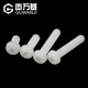 Guwanji Cross plastic screws, round head cross nylon screws, pan head machine wire plastic screws and bolts, white M3x6, 100 pieces
