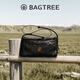 
BAGTREE [Same Model in Celebrity] Bag Tree Milk Box Bag Vegetable Tanned Cowhide New One-Shoulder Crossbody Girls Bag Pillow Hobo Bag Caramel Color-Medium High-end Niche Birthday Gift Women