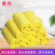 Yiran cleaning rags, kitchen cleaning cloths, thickened, water-absorbent, not easy to shed, household cleaning towels for wiping tables, chairs, glass, hotel cleaning towels, 5 yellow thickened upgraded models 30*40CM with lanyard