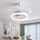 Shaoguan 2024 Nouveau ventilateur Light chambre principale chambre principale ventilateur de plafond invisible lumière ménage moderne ménage intégré de plafond de ventilateur