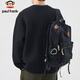 Paul Frank sweater men's winter trendy brand loose sweater men's inner layer thick warm jacket men's black L