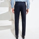 Good news bird business trousers men's straight wool plaid work trousers EBD221031 blue 82B