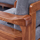 
Guangming Furniture Solid Wood Sofa Corner Sofa Combination Sofa Removable Washable Shuiquliu Sofa Modern Chinese Sofa 3884A Set One: Two-person seat + Imperial Concubine Couch