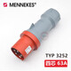 Clcey MENNEKES Hochleistungsleitungshilfe Branche wasserdichte Stecker-Steckdosenanschluss 16A/32A4 3-Core 32A Oberflächen Installationsbuchse Typ1421