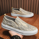 DKCCI toile Chaussures masculines pour les personnes paresseuses d'été pédales vieilles chaussures de tissu de beijing respirant des sports de travail sans glissement et chaussures plates décontractées migray 42