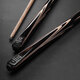 LPlp cue famous general billiard cue small head through snooker cue Chinese eight cue black eight table cue famous general 3/4 black leather cue box set 10