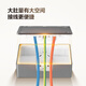 Bullen (Bullen) Schalter Socket Wall Power Panel Offene Verkabelung großer Panel Haushaltswand der G59-Serie Starry Sky Grey Positive Fünf Löcher