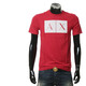 Armani / Axe T-shirt à manches à manches courtes à manches courtes à manches courtes courte 8nztck Z8H4Z RED 1463 L