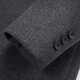 Pierre Cardin Cashmere Wool Coat Men's Mid-Length Removable Goose Down Liner Middle-aged Thickened Warm Double-sided Wool Coat Navy XL (180) Code - Recommended Weight 145-160 Jin Jin is equal to 0.5 kg