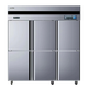 澳柯玛【风冷无霜】商用四门冰柜立式大容量双温速冻冷藏柜酒店饭店厨房不锈钢高身雪柜保鲜柜 1390升 六门冷冻【风冷无霜】