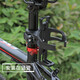 Bicycle water bottle holder can be hung at will Universal mountain bike water cup holder Electric motorcycle riding water bottle holder equipment Thick quick-release water bottle holder can be hung at will Black