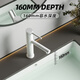 Yidiou Italienisch Keramikunter-Counter-Becken Becken Becken Badezimmer Waschbecken Einer Becken Badezimmer Waschbecken YT3519 700*400 [YT3519-70] Wasserhahnkonfiguration