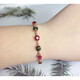 Xuan Song Caibao Green Red Bracelet Diamond Gemstone Inlaid Hand Decoration Picture Color Decoration Picture Color