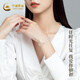中国黄金（CHINA GOLD）足银999银手镯女生莫比乌斯实心开口银镯子生日礼物送女朋友老婆 【999足银】手镯+礼盒证书