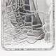 Maison Margiela Magiela broken mirror series leather mobile phone bag coin wallet card bag men and women H7730 silver
