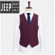 JEEP SPIRIT男士免烫男西装马甲商务绅士正装背心V领马甲韩版修身款 宝蓝色 175