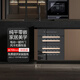 DBERLAN 700 high kitchen cabinet with built-in red wine cabinet, constant temperature wine cabinet, tea beverage cabinet, air-cooled electric one-touch door opening, variable frequency model - 700 high electric door, single temperature - smart display large screen 36 bottles