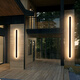 
XMSJ outdoor waterproof wall light villa hotel exterior wall decoration ambient light wall washing light minimalist courtyard long strip light J003 9227-rainproof model 9227-30cm-neutral