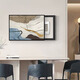 Huaixue Modern Simple Electric Meter Pintura Pintura decorativa Luz de lujo Resumen Textura Pintura Distribución de restaurantes de alta gama Caja eléctrica Pintura colgante JD12392 50*40 cm (Bloqueo 40*30) Empuje izquierdo y tira de marco negro