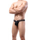 Long Night Men's Sexy Underwear Men's Ice Silk Thong Sexy Underwear Low Waist Youth Temptation Protruding Underpants Black M
