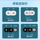 SAMZHE carrier-grade leather fiber optic butterfly indoor single-mode dual-core fiber optic home line 2-core 2-steel fiber optic cable white 50 meters FH22-50B