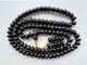 Lianju comes with a certificate of identification, Fushun amber, black amber, medicinal amber, 6 mm 108 necklace, bracelet